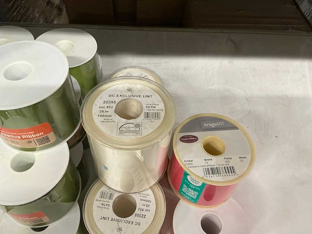 Partij diverse lint/ribbon (49x) - afbeelding 5 van  5