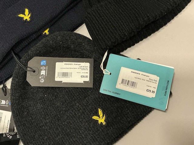 Partij diverse lyle scott/purepath/usm/tommyjeans petten&mutsen (44x) - afbeelding 6 van  15