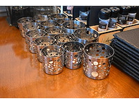 Partij diverse menukaarthouders en restauranttafel decoratie / benodigheden - afbeelding 4 van  5