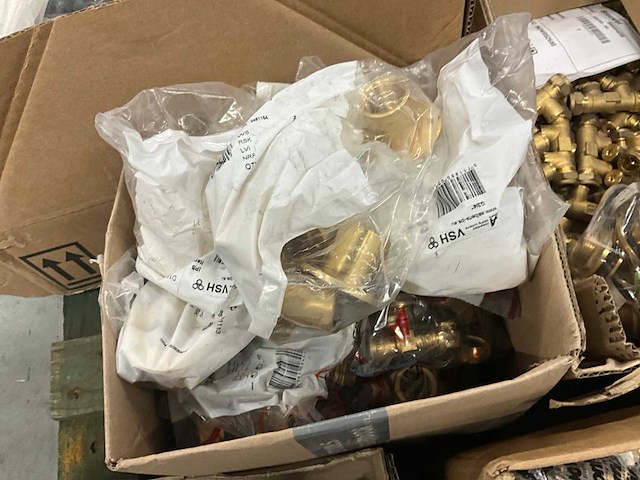 Partij diverse messing knelkoppelingen - afbeelding 6 van  7