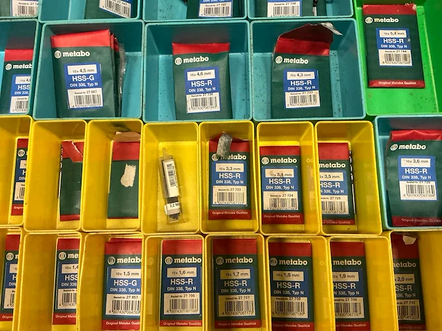 Partij diverse metabo boren (62 verpakkingen) - afbeelding 5 van  8
