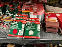Partij diverse metabo/schuurschijven/schuurpapier/polijstsponsen/schuurbanden/etc (267 verpakkingen) - afbeelding 2 van  8