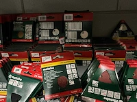 Partij diverse metabo/schuurschijven/schuurpapier/polijstsponsen/schuurbanden/etc (267 verpakkingen)