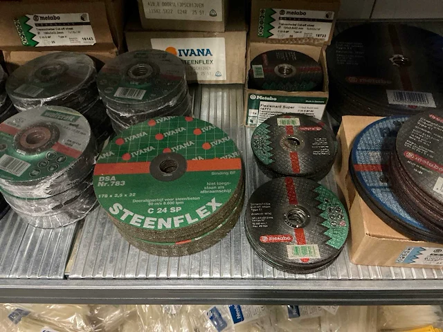 Partij diverse metabo/wolfcraft/ivana slijpschijven (803x) - afbeelding 11 van  11