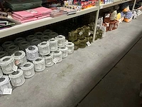 Partij diverse metalen kaarshouders/lantaarns/potten (116x)