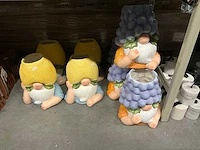 Partij diverse metalen kaarshouders/lantaarns/potten (116x) - afbeelding 4 van  10