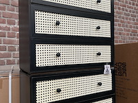 Partij diverse meubelen w.o. rotan kasten - afbeelding 4 van  8