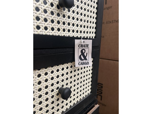 Partij diverse meubelen w.o. rotan kasten - afbeelding 5 van  8