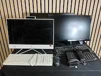 Partij diverse monitoren en kantoorbenodigdheden - afbeelding 1 van  14