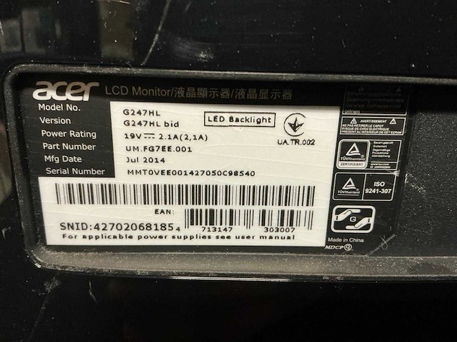 Partij diverse monitoren en kantoorbenodigdheden - afbeelding 14 van  14