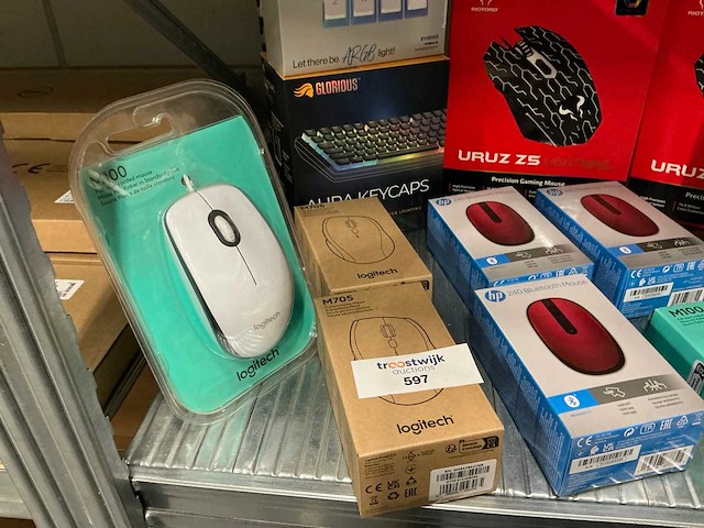 Partij diverse muizen & keycaps (13x) - afbeelding 3 van  4