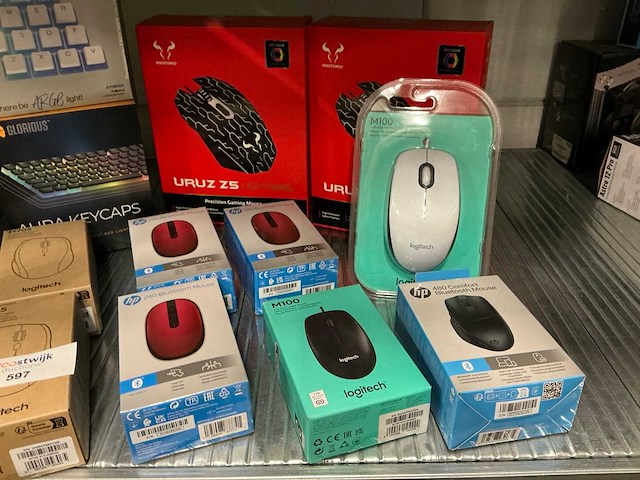 Partij diverse muizen & keycaps (13x) - afbeelding 4 van  4