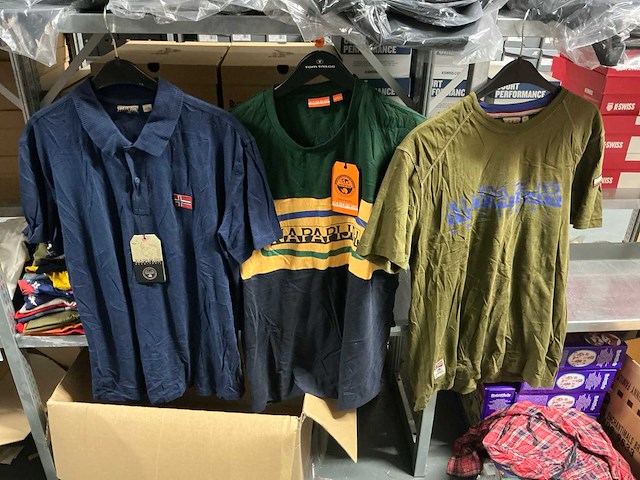 Partij diverse napapijri shirts/polos (55x) - afbeelding 1 van  15