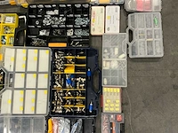 Partij diverse opbergkoffers met inhoud (31x) - afbeelding 2 van  12