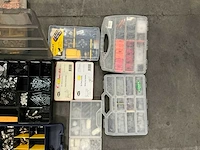Partij diverse opbergkoffers met inhoud (31x) - afbeelding 4 van  12