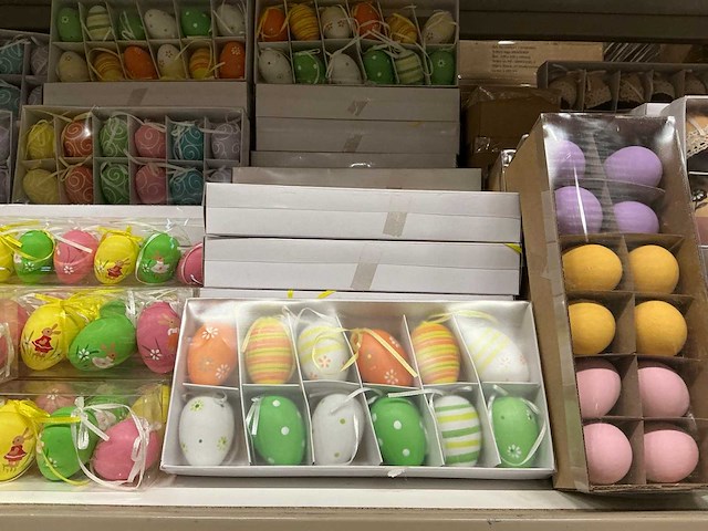 Partij diverse paasdecoratie (148x) - afbeelding 5 van  7