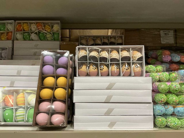 Partij diverse paasdecoratie (148x) - afbeelding 6 van  7