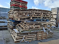 Partij diverse pallets/ brandhout - afbeelding 1 van  5