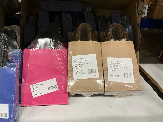 Partij diverse papieren tasjes (1450x) - afbeelding 6 van  6