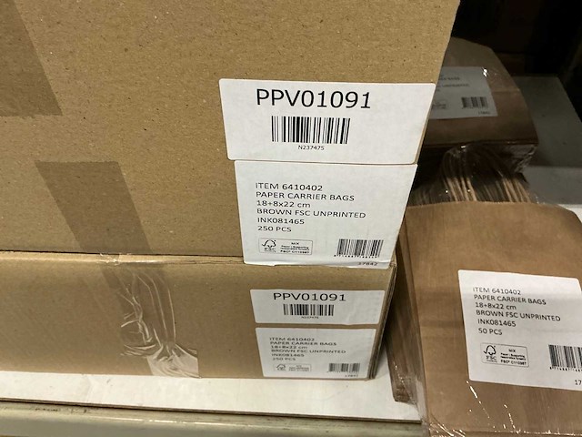 Partij diverse papieren tassen (3075x) - afbeelding 3 van  9
