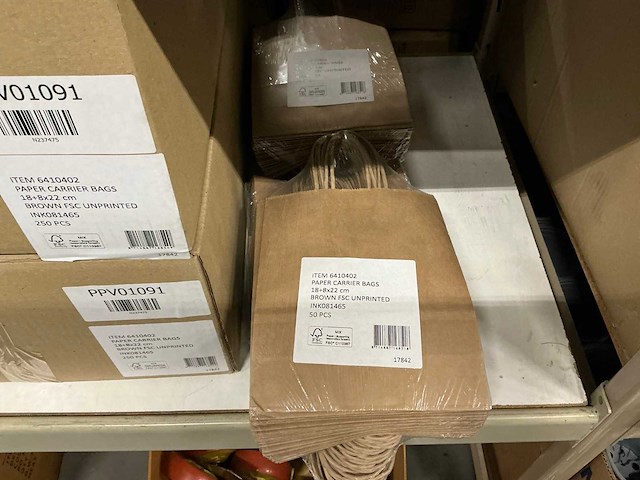 Partij diverse papieren tassen (3075x) - afbeelding 4 van  9