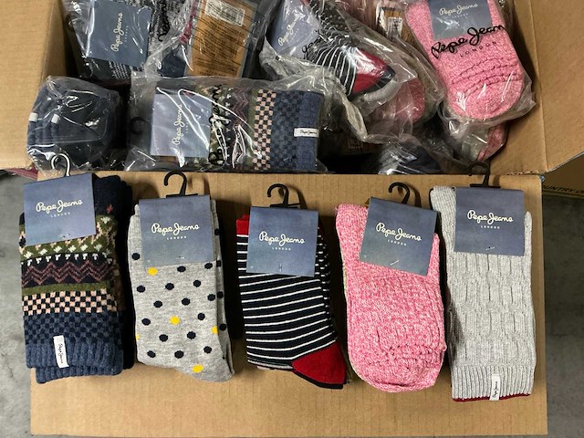 Partij diverse pepe jeans london sokken 2/3-packs (200x) - afbeelding 1 van  5