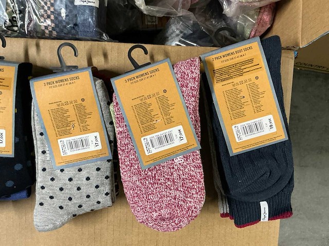 Partij diverse pepe jeans london sokken 2/3-packs (200x) - afbeelding 5 van  5
