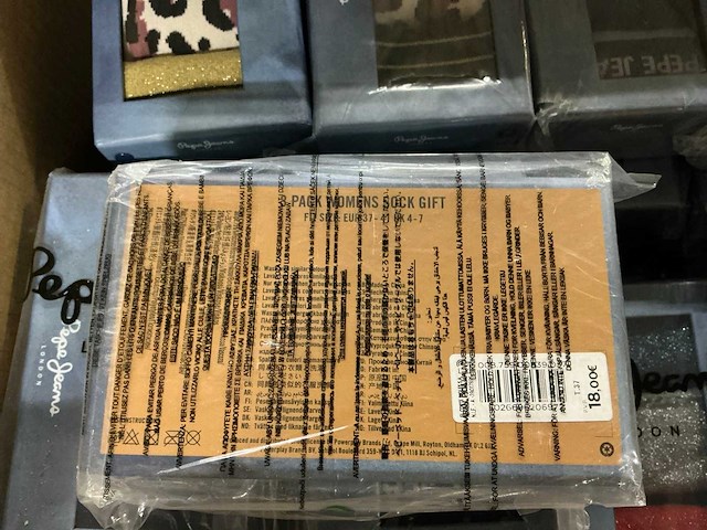 Partij diverse pepe jeans sokken 3-packs (36x) - afbeelding 4 van  7