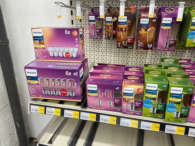 Partij diverse philips lampen (207x) - afbeelding 1 van  2