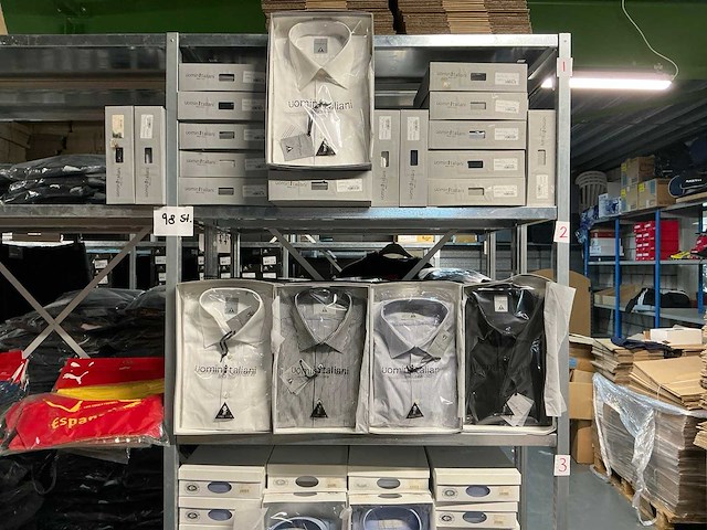 Partij diverse pierre balmain/nazareno cabrielli/uominitaliani/etc overhemden (98x) - afbeelding 8 van  15