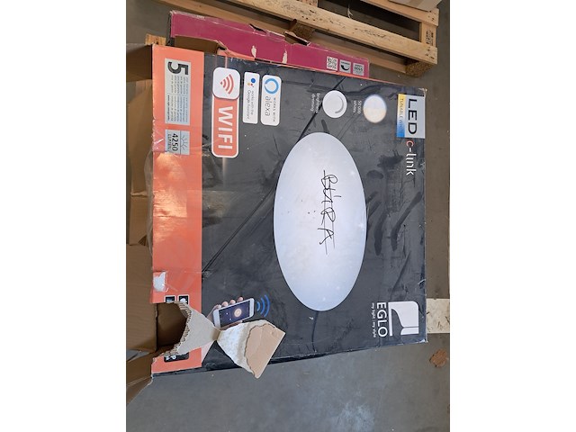 Partij diverse plafond-lampen, o.a. casaya, eglo & homesweethome - afbeelding 7 van  11