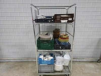 Partij diverse porselein zonder rolcontainer