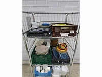 Partij diverse porselein zonder rolcontainer - afbeelding 9 van  12