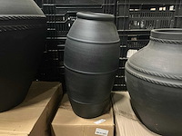 Partij diverse potten mat zwart (8x) - afbeelding 4 van  7