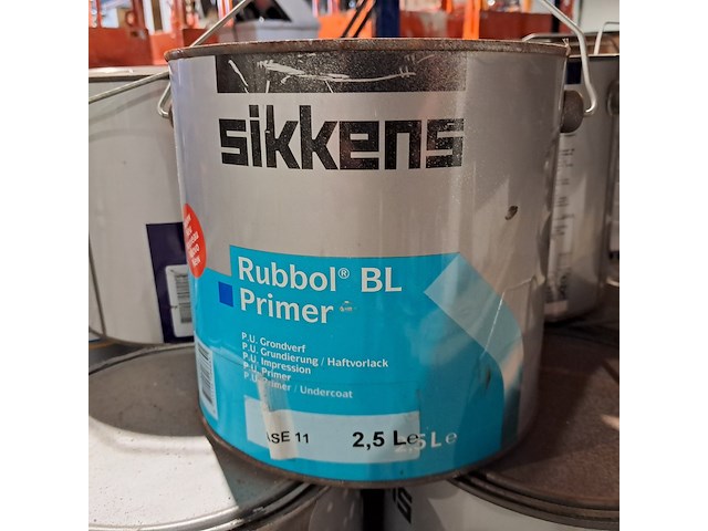 Partij diverse potten verf , lak & primer, o.a. sikkens - afbeelding 5 van  7