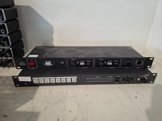 Partij diverse professionele av apparatuur, extron, behringer, blackmagic, asl, beyerdynamic - afbeelding 12 van  12
