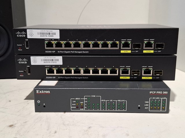 Partij diverse professionele av apparatuur, extron, cisco, edifier - afbeelding 2 van  6