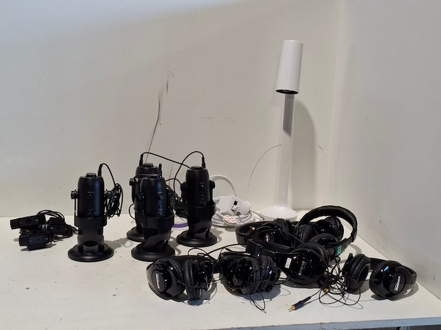 Partij diverse professionele av apparatuur, logitech, shure - afbeelding 1 van  8