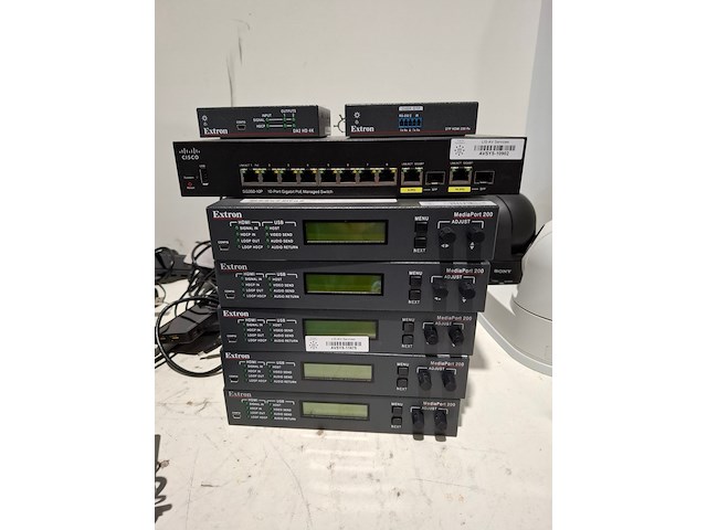 Partij diverse professionele av apparatuur, sony, extron, tp link, cisco - afbeelding 6 van  13