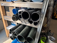 Partij diverse pvc buizen en installatiemateriaal o.a. dyka en geberit - afbeelding 7 van  13
