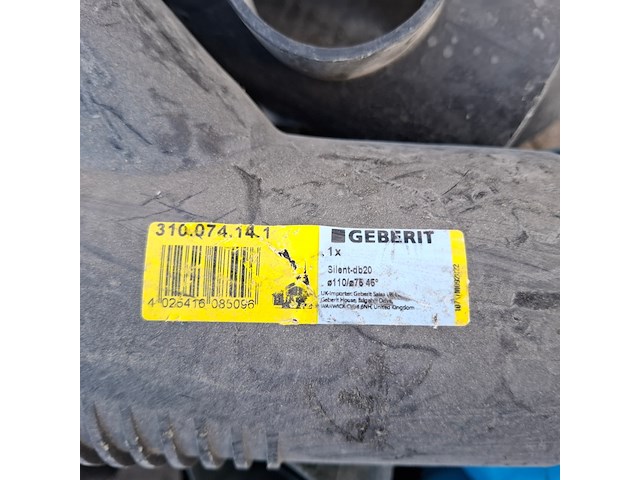 Partij diverse pvc hulp stukken o.a. geberit - afbeelding 7 van  10