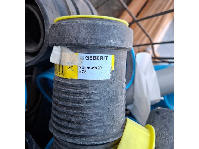 Partij diverse pvc hulp stukken o.a. geberit - afbeelding 9 van  10