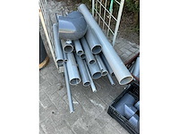 Partij diverse pvc hulpstukken en toebehoren - afbeelding 1 van  1