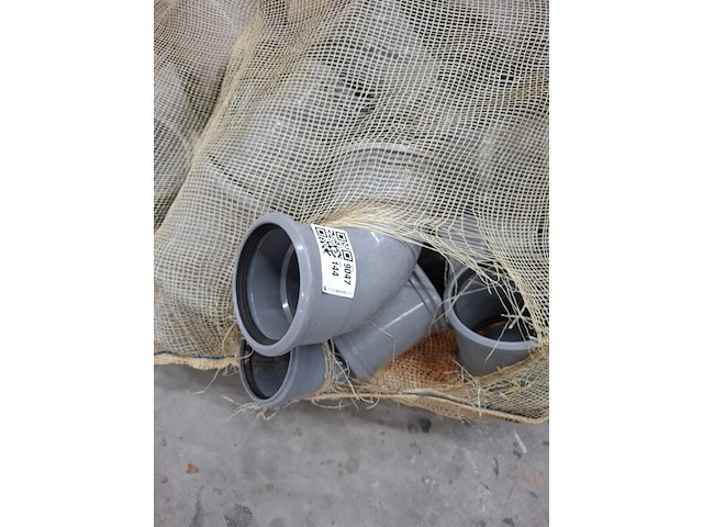 Partij diverse pvc hulpstukken - afbeelding 2 van  4