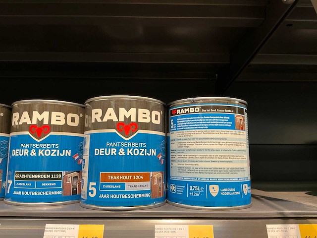 Partij diverse rambo pantserlak&pantserbeits (114x) - afbeelding 9 van  22