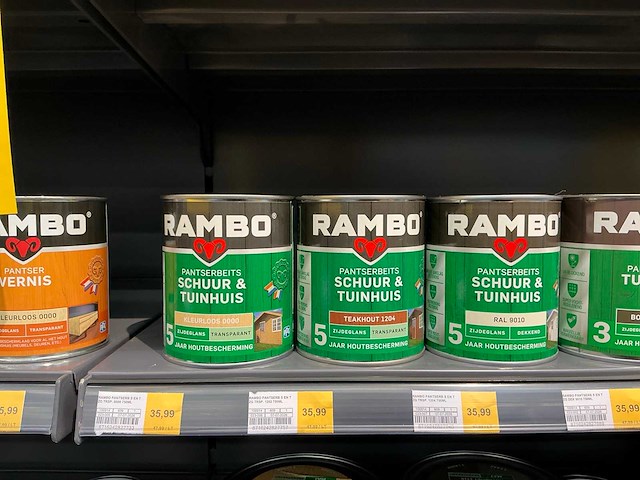 Partij diverse rambo pantserlak&pantserbeits (114x) - afbeelding 11 van  22