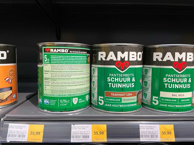 Partij diverse rambo pantserlak&pantserbeits (114x) - afbeelding 12 van  22
