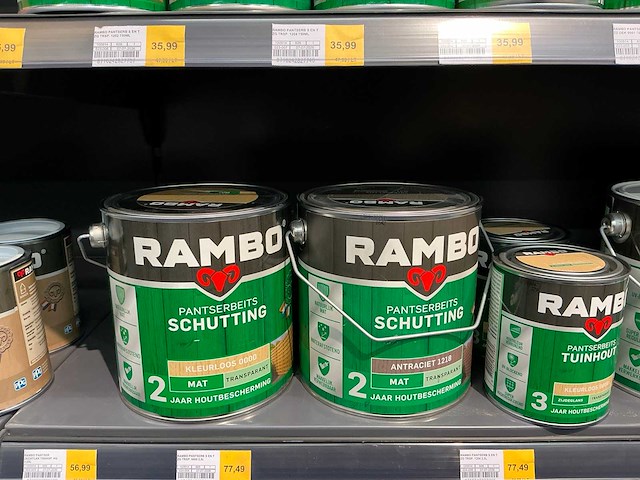 Partij diverse rambo pantserlak&pantserbeits (114x) - afbeelding 13 van  22