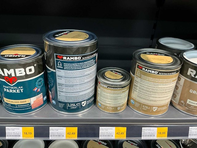 Partij diverse rambo pantserlak&pantserbeits (114x) - afbeelding 22 van  22