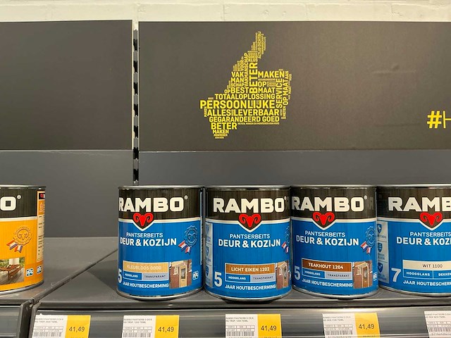 Partij diverse rambo pantserlak&pantserbeits (114x) - afbeelding 5 van  22